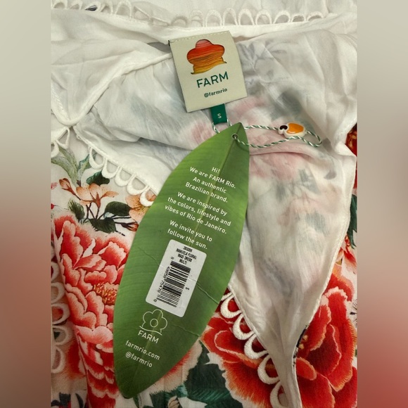 Farm Rio Manuela Floral Maxi Dress. - Picture 6 of 6